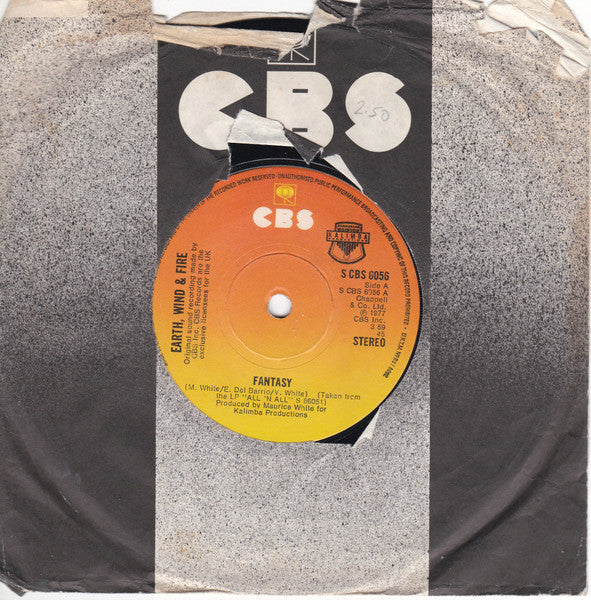Earth, Wind & Fire : Fantasy  (7", Single)