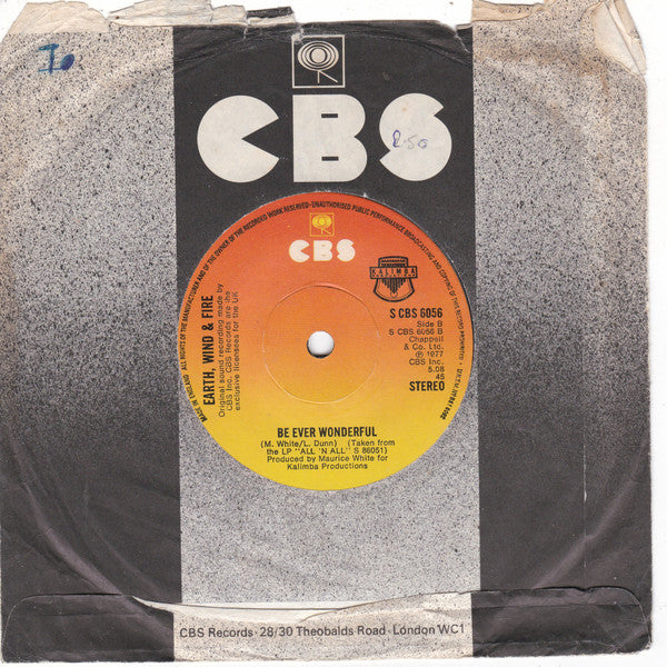 Earth, Wind & Fire : Fantasy  (7", Single)