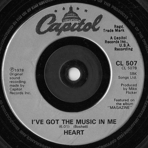 Heart : Nothin' At All (7", Single, RE, Sil)