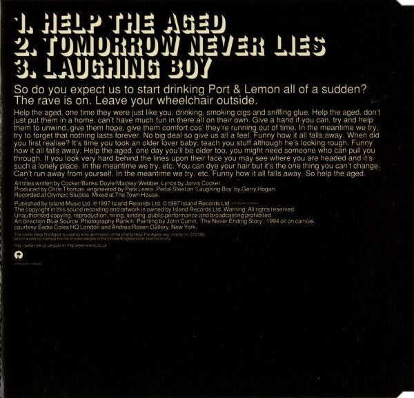 Pulp : Help The Aged (CD, Single)