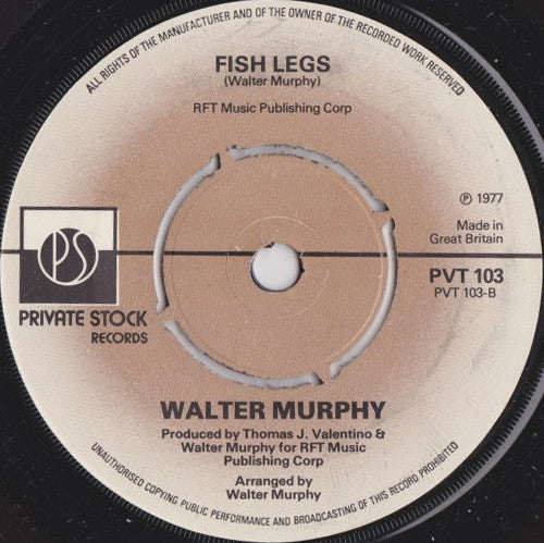 Walter Murphy : Rhapsody In Blue / Fish Legs (7", Single)