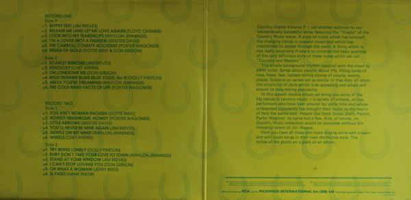Various : Country Giants Vol. 2 (2xLP, Comp, Gat)