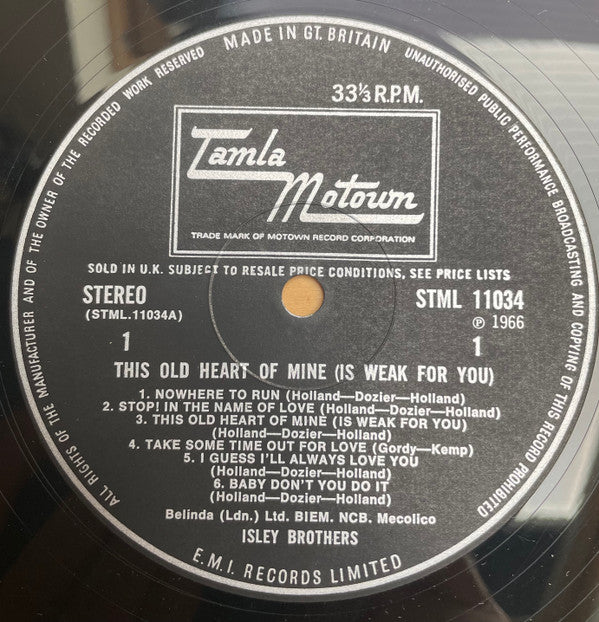 The Isley Brothers : This Old Heart Of Mine (LP)