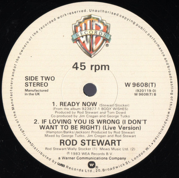 Rod Stewart : Baby Jane (12", Single)