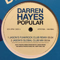 Darren Hayes : Popular (12", Promo)