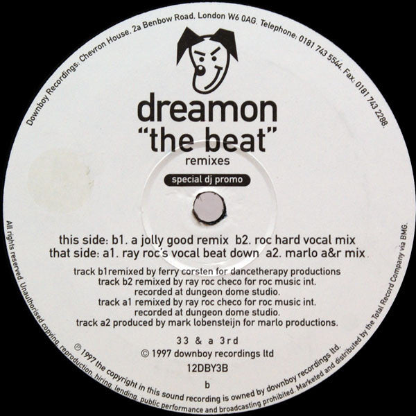 Dreamon : The Beat  (Remixes) (12", Promo)