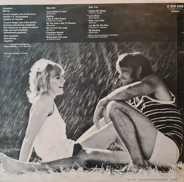 Anne Murray / Glen Campbell : Anne Murray / Glen Campbell (LP, Album)