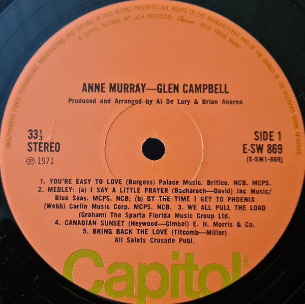 Anne Murray / Glen Campbell : Anne Murray / Glen Campbell (LP, Album)