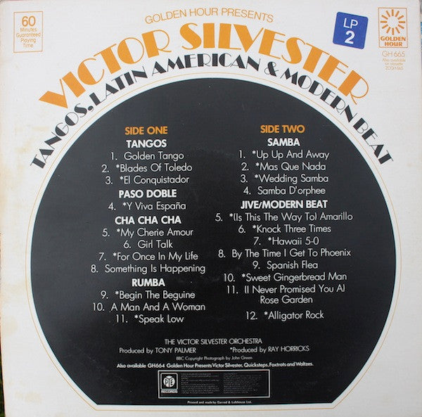 Victor Silvester, The Victor Silvester Orchestra : Tangos, Latin American & Modern Beat (LP)