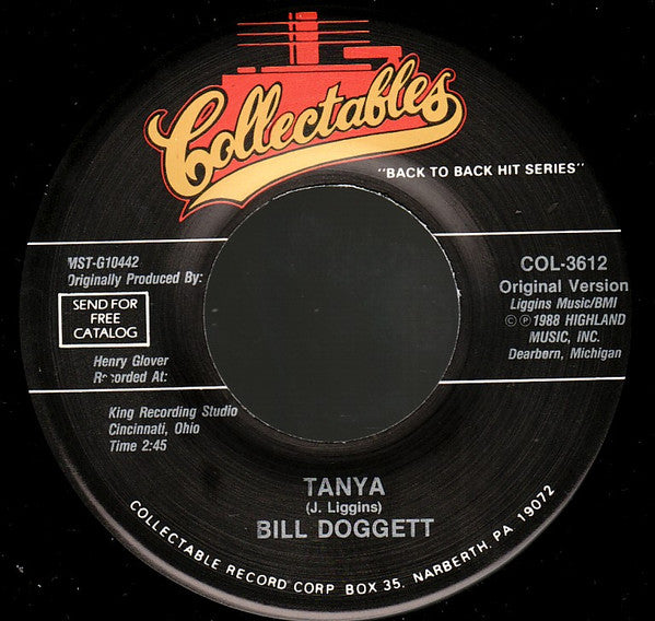 Bill Doggett : Honky Tonk / Tanya (7", RE)