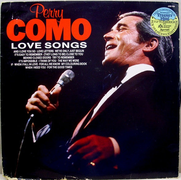 Perry Como : Love Songs (LP, Comp)