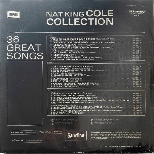Nat King Cole : Nat King Cole Collection (3xLP, Comp, Gat)