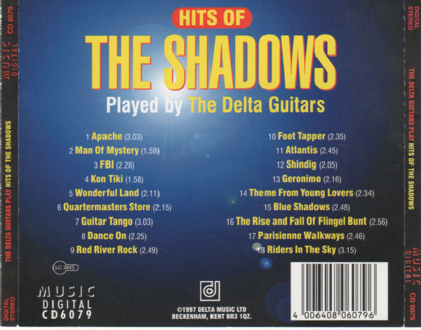 The Delta Guitars : Hits Of The Shadows (CD, Album)