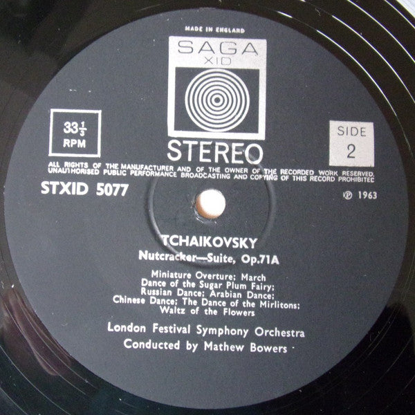 Pyotr Ilyich Tchaikovsky / The London Festival Symphony Orchestra, Mathew Bowers : Romeo And Juliet - Nutcracker Suite (LP)