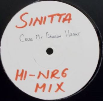 Sinitta : Cross My Broken Heart / Toy Boy (Remix) (12", W/Lbl)