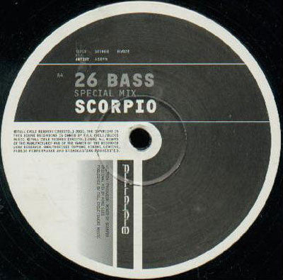 Krust / Scorpio : Kloakin Device (Vocal Mix) / 26 Bass (Special Mix) (12")