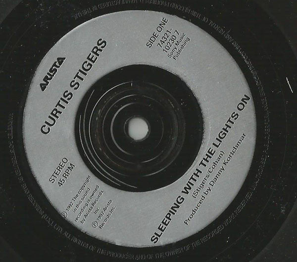 Curtis Stigers : Sleeping With The Lights On (7", Single)