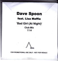 Dave Spoon Featuring Lisa Maffia : Bad Girl (At Night) (CDr, Single, Promo)