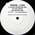 Sirene : Love (12", Promo, W/Lbl, Sti)