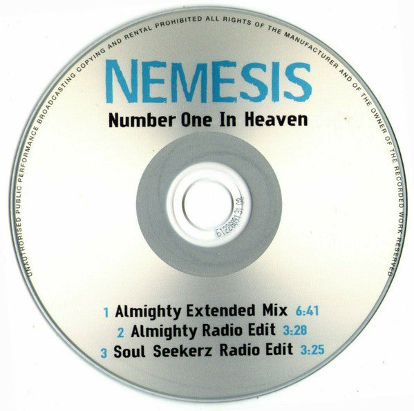 Nemesis (22) : Number One In Heaven (CDr, Single, Promo)