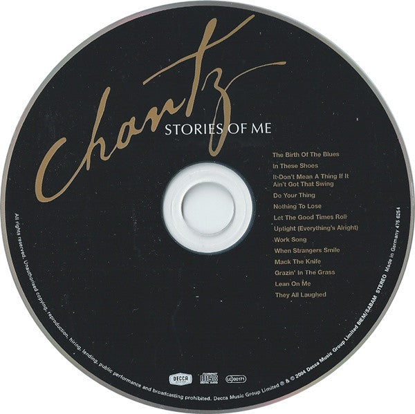 Chantz : Stories Of Me (CD, Album)