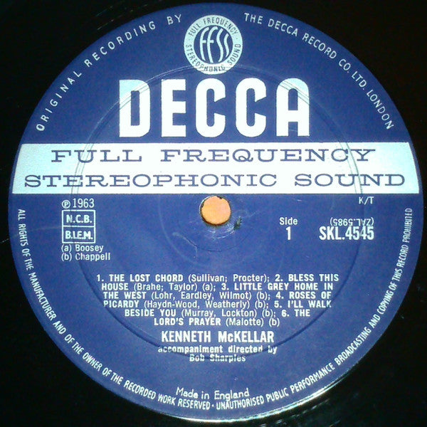 Kenneth McKellar : Favourite Ballads And Songs (LP, Album)
