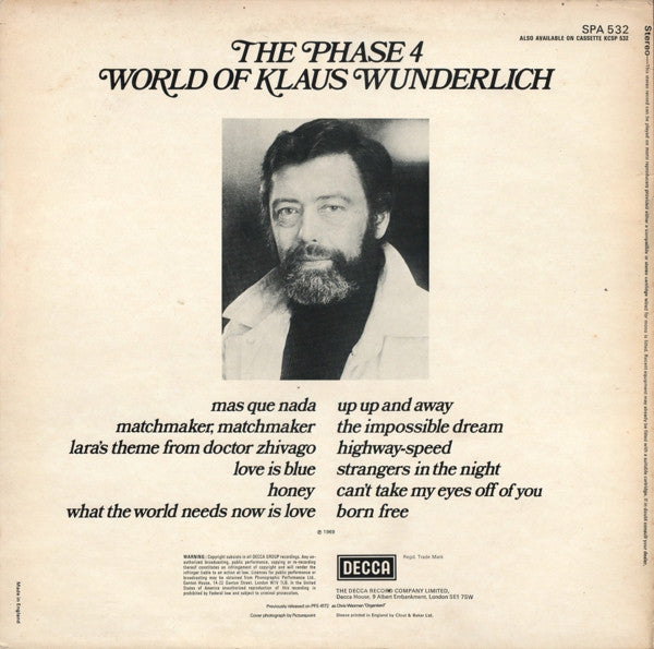 Klaus Wunderlich : The Phase 4 World Of Klaus Wunderlich (LP)