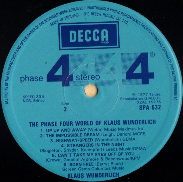 Klaus Wunderlich : The Phase 4 World Of Klaus Wunderlich (LP)