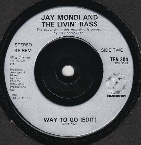 Jay Mondi & The Livin' Bass : All Night Long (7", Single)