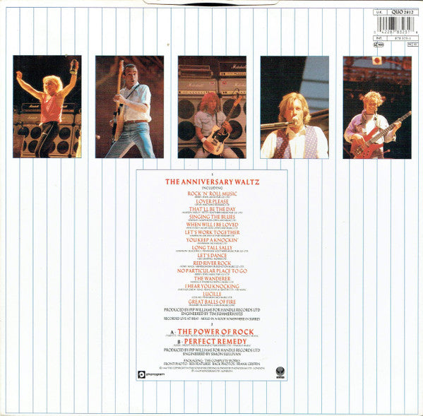 Status Quo : The Anniversary Waltz (12", Single)