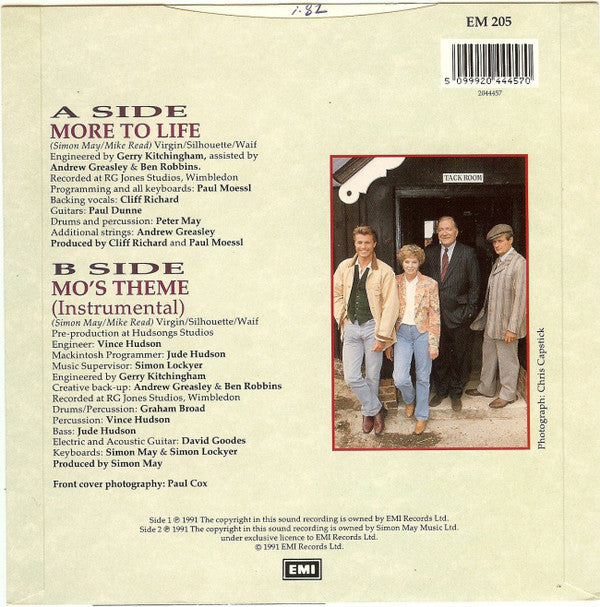 Cliff Richard : More To Life (7", Single)