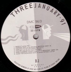 Various : January 91 - Three (LP)