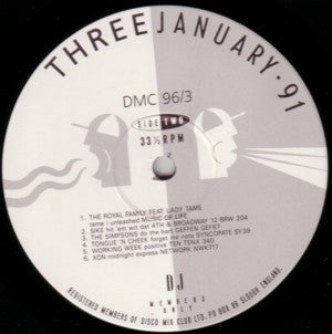 Various : January 91 - Three (LP)