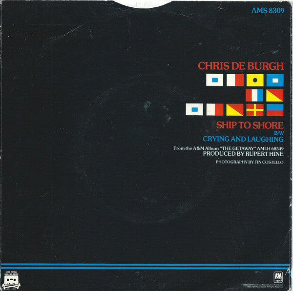 Chris De Burgh : Ship To Shore (7")