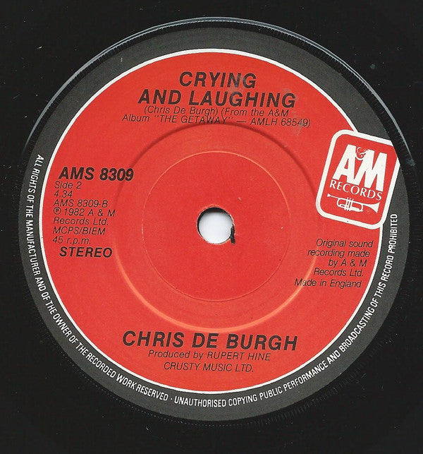 Chris De Burgh : Ship To Shore (7")