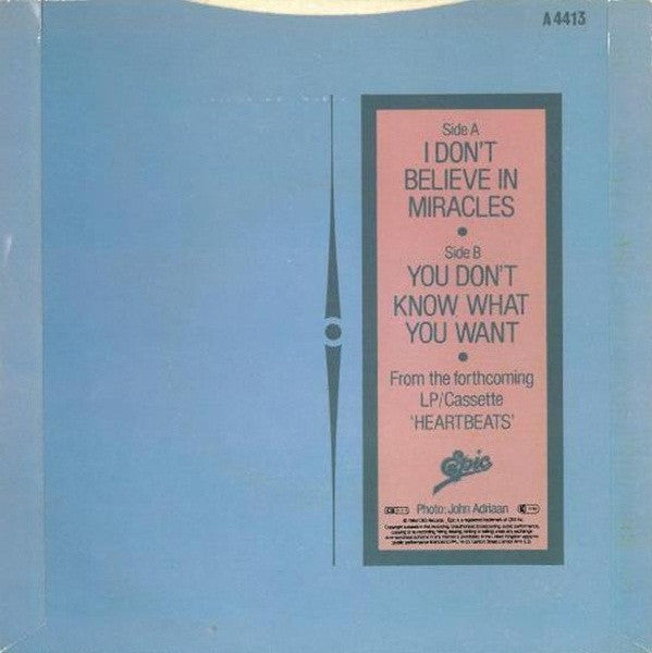 Barbara Dickson : I Don't Believe In Miracles (7")