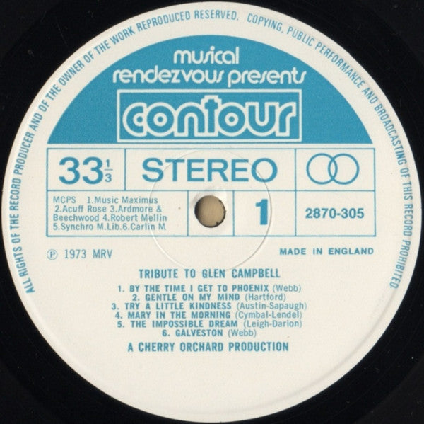 Mark Duffy (3) : Tribute To Glen Campbell (LP)