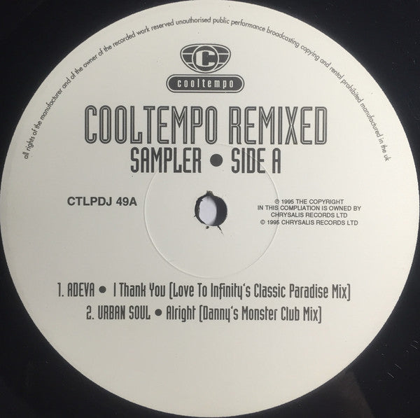 Various : Cooltempo Remixed (Sampler) (12", Promo, Smplr)