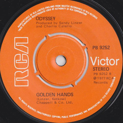 Odyssey (2) : Easy Come, Easy Go (7", Single)