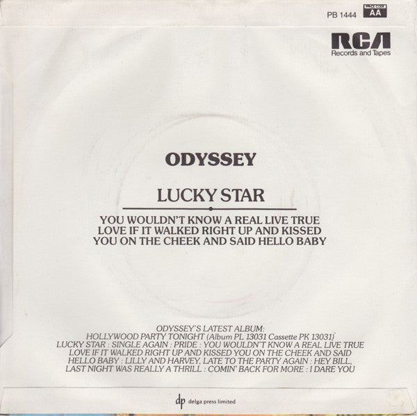 Odyssey (2) : Lucky Star (7", Single)
