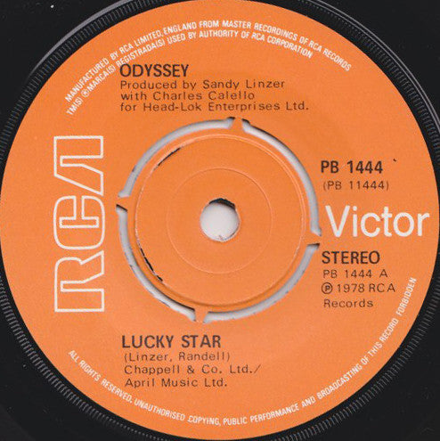 Odyssey (2) : Lucky Star (7", Single)