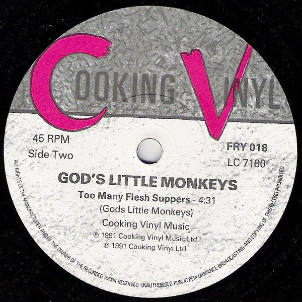God's Little Monkeys : You Win Some But Lose More (7")