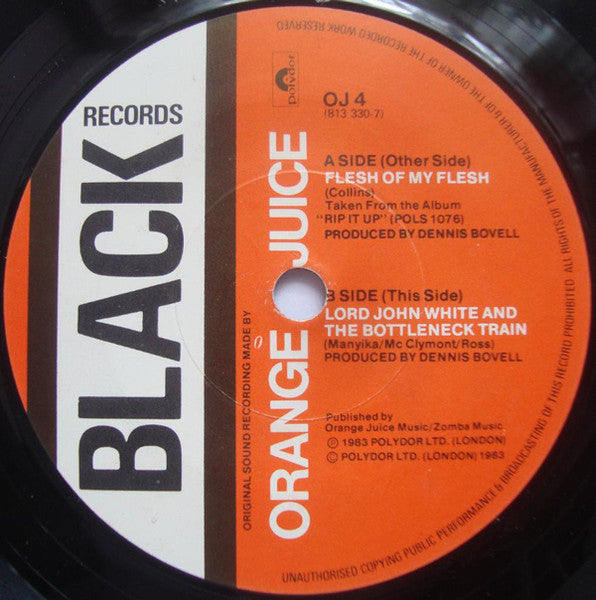 Orange Juice (3) : Flesh Of My Flesh (7", Single)