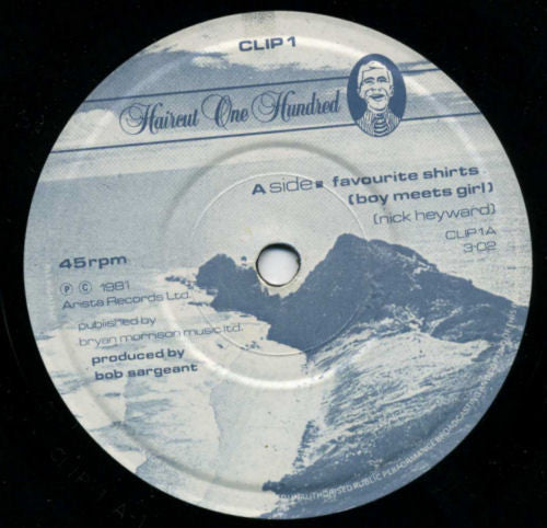 Haircut One Hundred : Favourite Shirts (Boy Meets Girl) (7", Single, Pap)