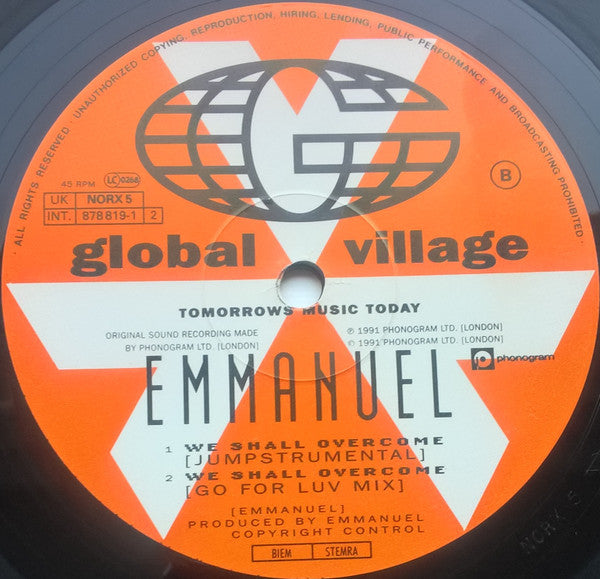Emmanuel (2) : We Shall Overcome (12")