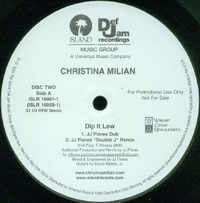 Christina Milian : Dip It Low (2x12", Promo)