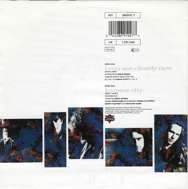 Hothouse Flowers : I Can See Clearly Now (7", Single)