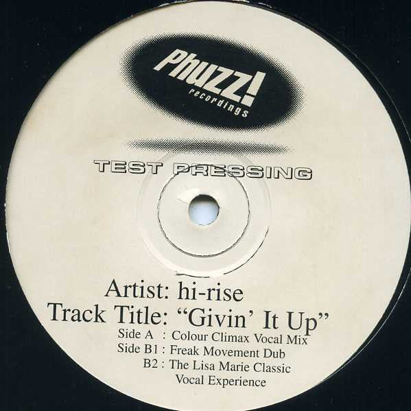 Hi-Rise (2) : Givin' It Up (12", TP)