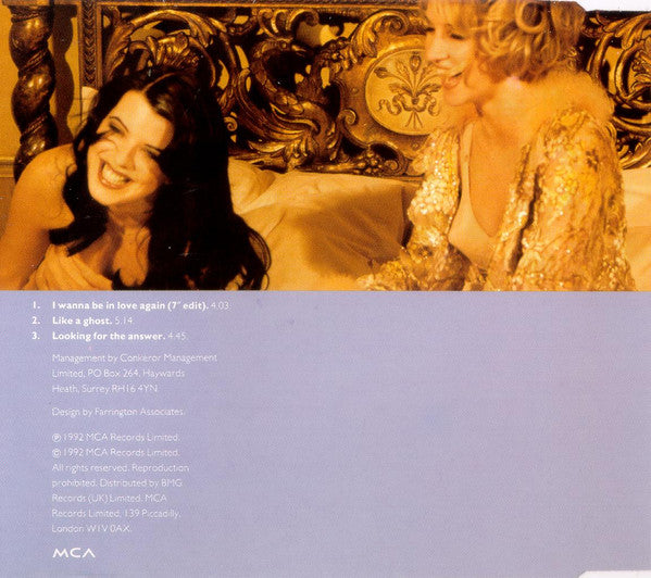 Beijing Spring : I Wanna Be In Love Again (CD, Single)
