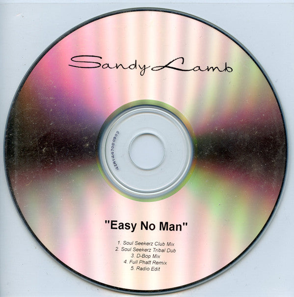 Sandy Lamb : Easy No Man (CDr, Single, Promo)